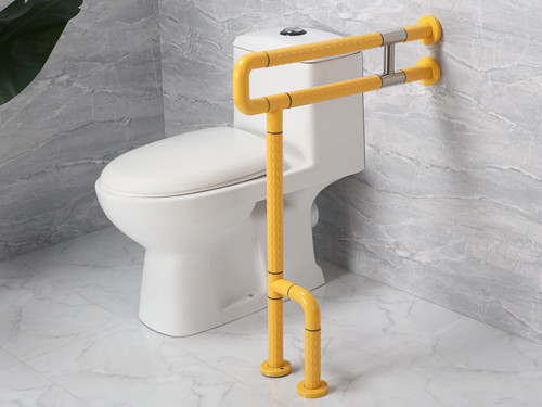 衛(wèi)生間扶手-黃色U型扶手帶不銹鋼工字架旋轉(zhuǎn)活動輔助腳老人安全助力扶手桿無障礙助立坐便器扶手 衛(wèi)生間扶手-黃色U型扶手帶不銹鋼工字架旋轉(zhuǎn)活動輔助腳老人安全助力扶手桿無障礙助立坐便器扶手