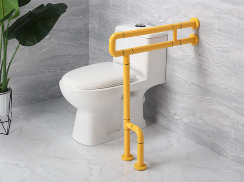 衛(wèi)生間扶手-黃色U型扶手帶工字架旋轉(zhuǎn)活動輔助腳老人安全助力扶手桿無障礙助立坐便器扶手 衛(wèi)生間扶手-黃色U型扶手帶工字架旋轉(zhuǎn)活動輔助腳老人安全助力扶手桿無障礙助立坐便器扶手