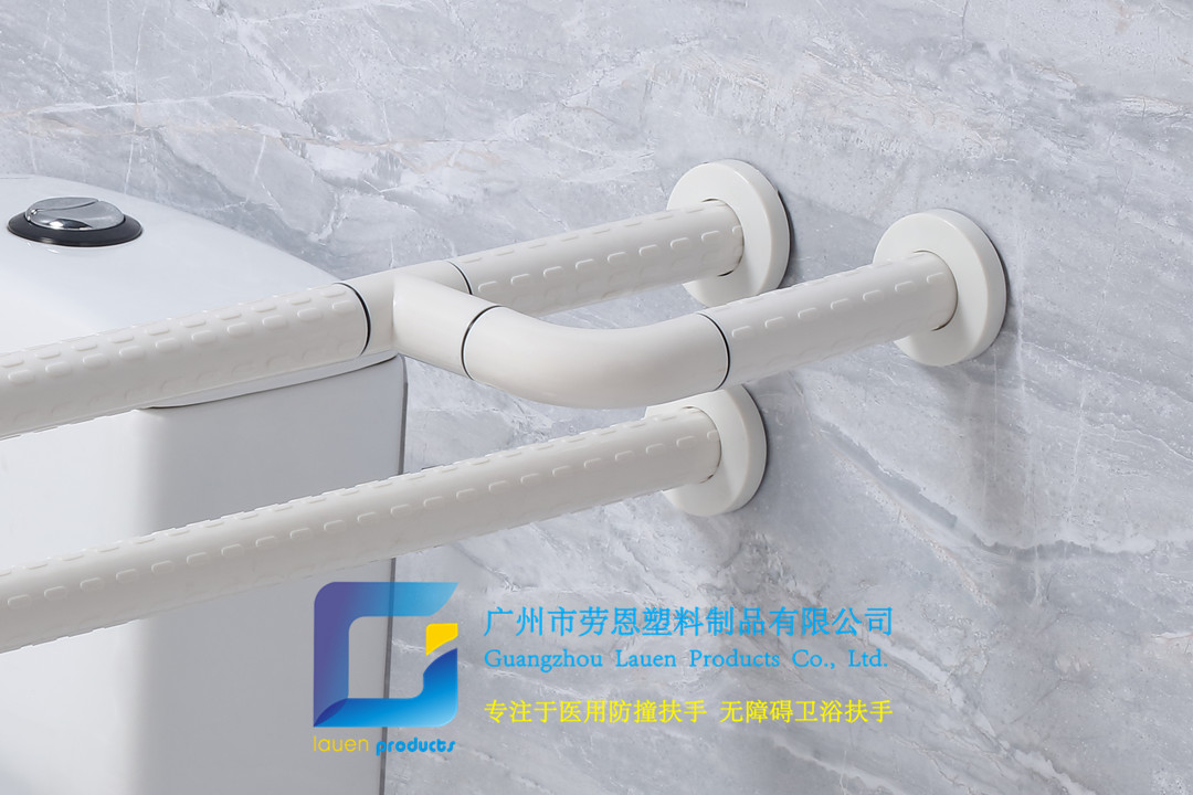 衛(wèi)生間扶手-白色U型扶手帶小腳老人安全助力扶手桿無(wú)障礙助立坐便器馬桶扶手 (5)
